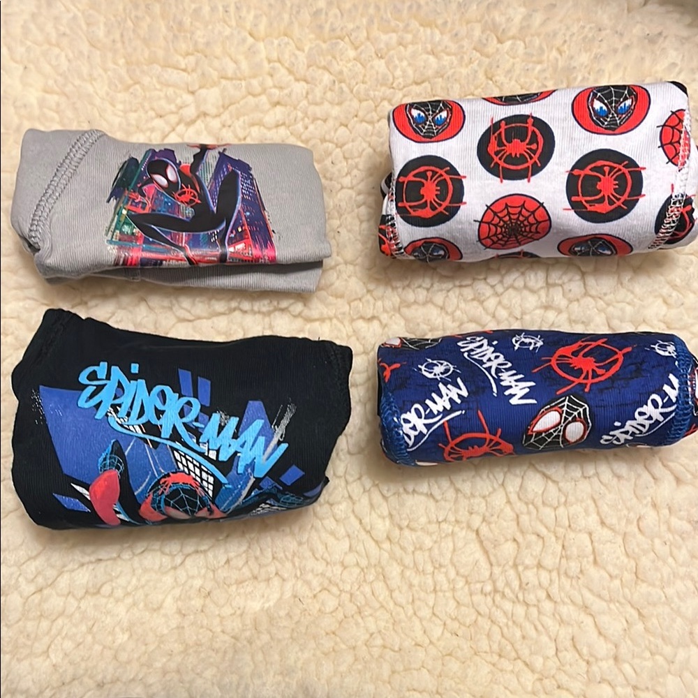 Spider-Man Themed Boxer Briefs Set Size 4